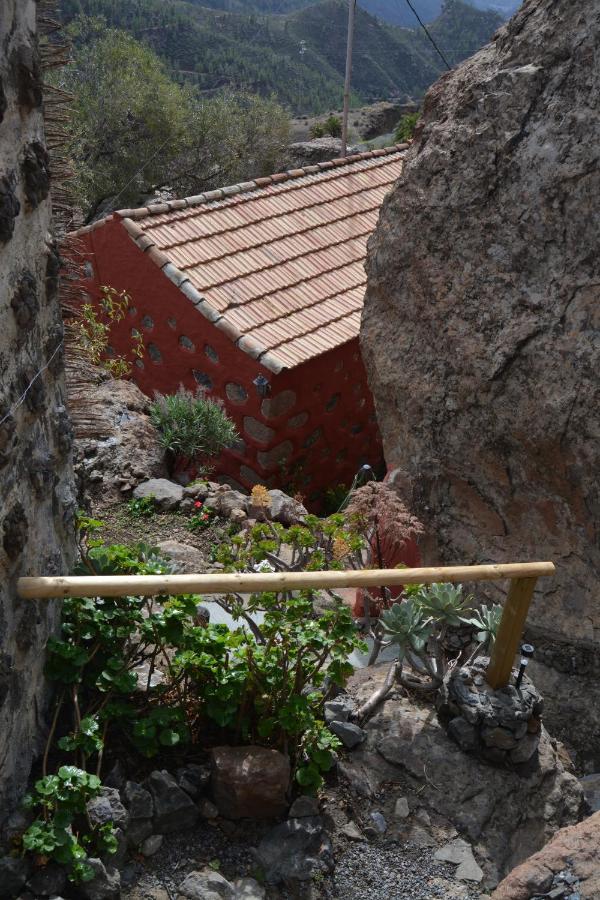 Casa Cueva El Pedregal Tejeda Vila Exterior foto