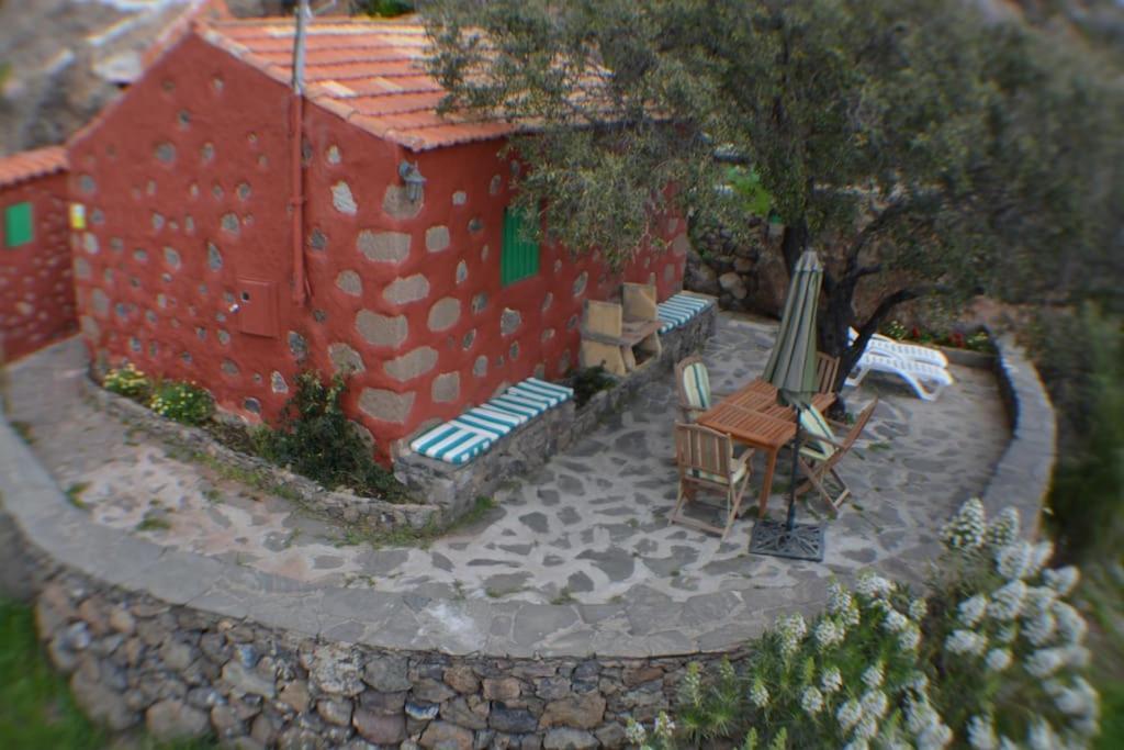 Casa Cueva El Pedregal Tejeda Vila Exterior foto